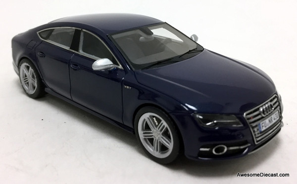 Schuco 1:43 Audi S7 Sportback, Metallic Blue