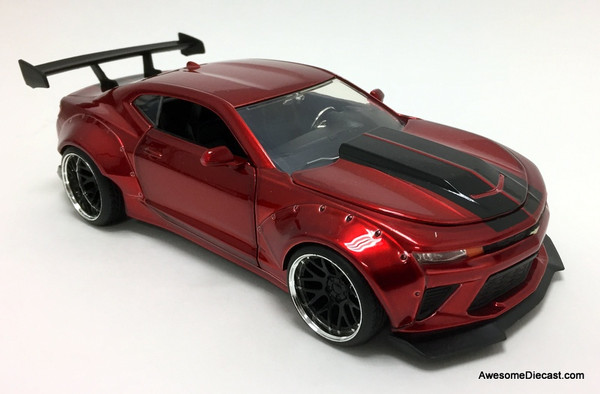 Jada 1:24 2016 Chevrolet Camaro SS, Candy Red: Big Time Muscle