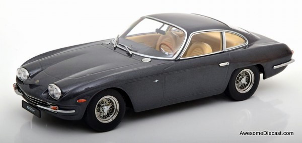 KK Scale 1:18 1965 Lamborghini 400GT 2+2, Metallic Dark Gray
