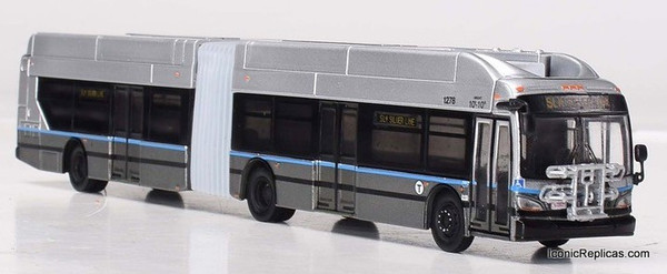 Iconic Replicas 1:87 NFI XN60 Xcelsior Articulated Bus: Boston Silver Line