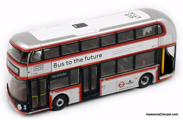 Tiny 1:110 New Routemaster Double Decker Bus: Year of the Bus Livery