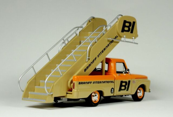 Goldvarg Collection 1:43 1965 Ford Stairs Truck "BRANIFF INTERNATIONAL"