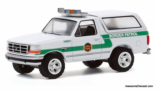 Greenlight 1:64 1993 Ford Bronco: Border Patrol