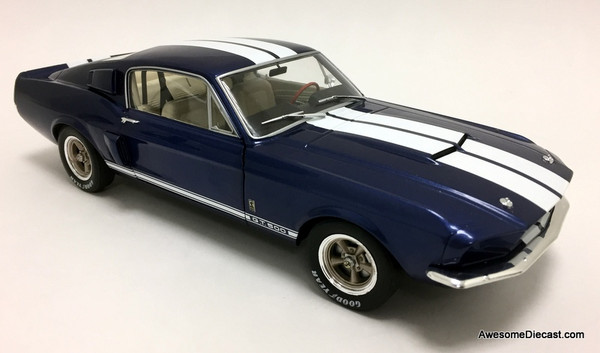 SOLIDO 1/18スケール フォード シェルビー GT500 Amazon.com: Solido - 1:18 1967 Shelby GT500 - Grey & Black Stripes