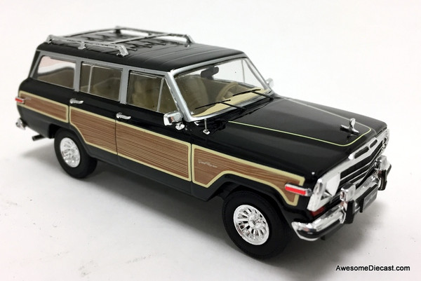IXO 1:43 Jeep Grand Wagoneer, Black/Wood