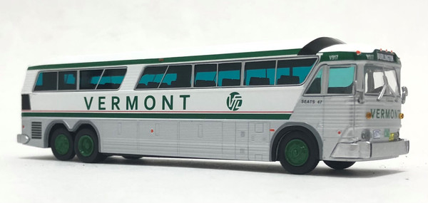 Last One!! Iconic Replicas 1:87 MCI MC-7 Coach: Vermont Transit Lines