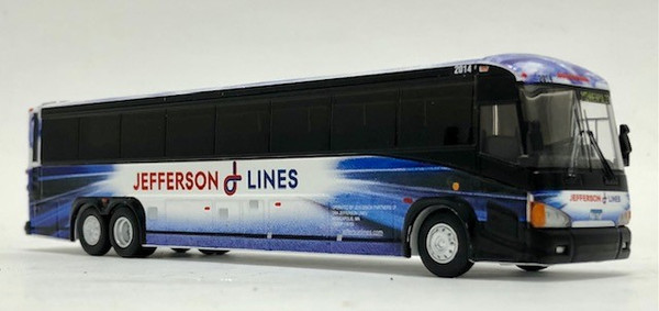 Iconic Replicas 1:87 MCI D4505 Coach: Jefferson Lines - Destination: Minneapolis