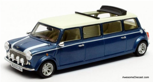 Matrix 1:43 1995 Mini Cooper Limousine, Blue
