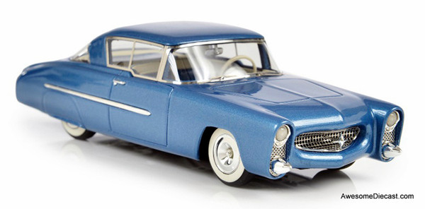 Esval Models 1:43 1950 Mercury Leo Lyons Coupe,Metallic Blue