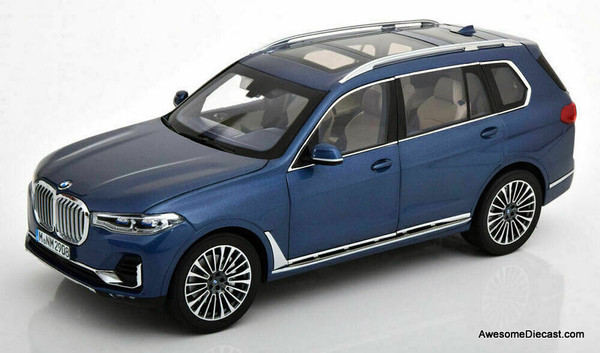 Kyosho 1:18 2020 BMW X7 SUV, Metallic Blue