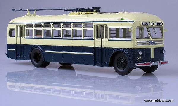 SSM 1:43 MTB 82D Trolley Bus: Moscow, Russia