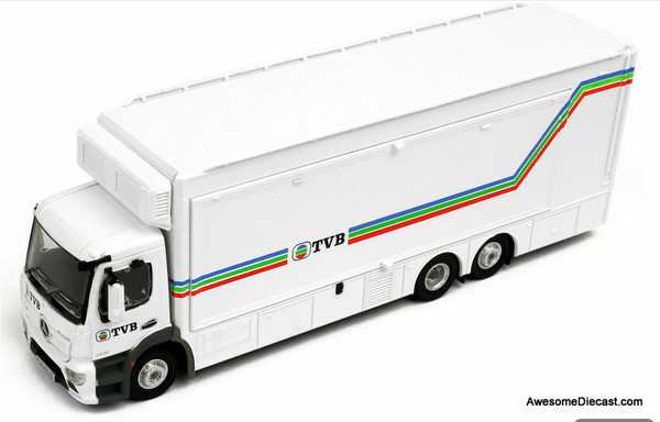 Tiny 1:76 Mercedes-Benz Antos: TVB Mobile Broadcast Truck