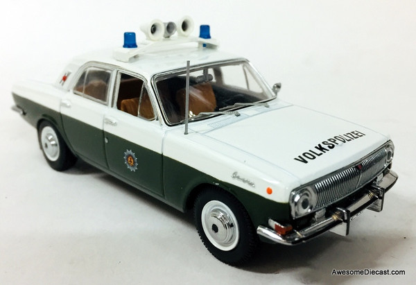 IST Models 1:43 1969 Gaz Volga M-24:  German Democratic Police Force