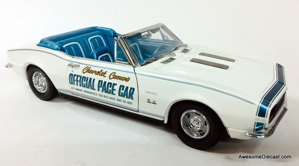RARE!! ExactDetail 1:18 1967 Chevrolet Camaro Official Pace Car: Indianapolis Speedway 