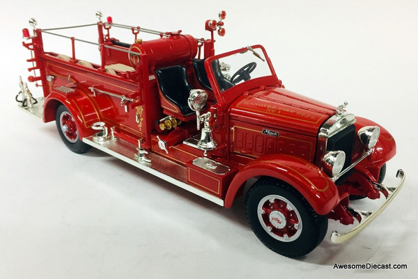 Lucky Diecast 1:24 1935 Mack Type 75BX Fire Truck: Hanover Fire Department
