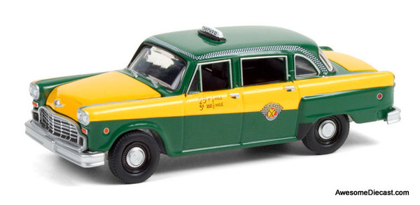 Greenlight 1:64 1960 Checker Marathon Taxi Cab: 60th Anniversary Edition