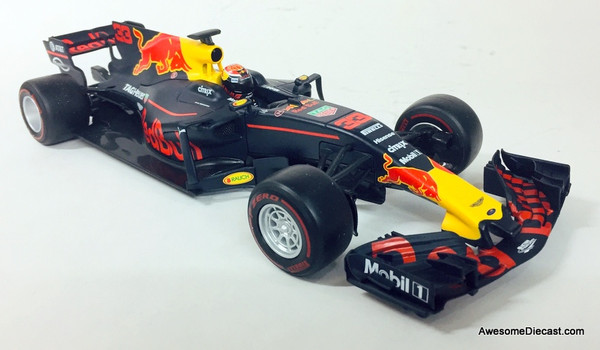 Burago 1:18 2017 Formula 1 Red Bull Racing 13 Tag Heuer #33:  Max Verstappen 