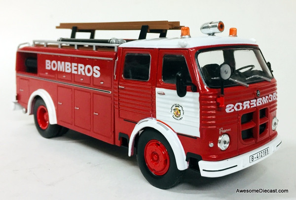 Hatchette 1:43 1963 Pegaso 1091 Fire Truck: Barcelona Fire Department, Spain