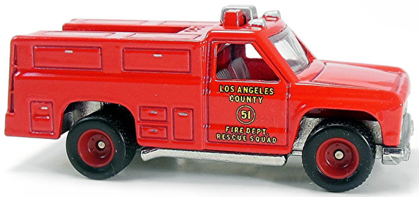 Last One!! Hot Wheels 1:64 Emergency - Squad 51: LA County FD 75th Anniversary