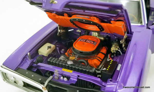 GMP 1:18 1970 Dodge Coronet Super Bee: Plum Crazy