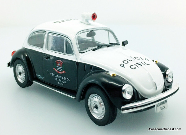 DeAgostini 1:43 Volkswagen Beetle: Civil Police Sao Paulo