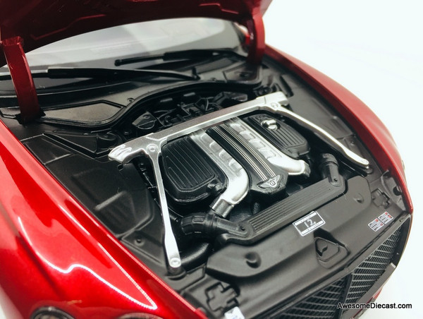 Norev 1:18 2018 Bentley Continental GT, Candy Red Metallic