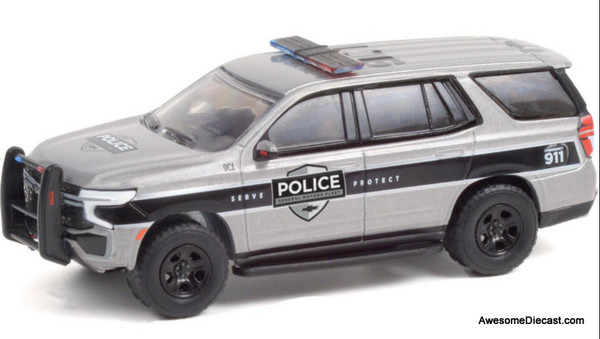 Greenlight 1:64 2021 Chevrolet Tahoe Police Pursuit Vehicle: Detroit, Michigan Police Department