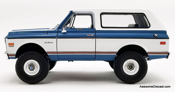 ACME 1:18 1972 Chevrolet Blazer K5, Blue/White