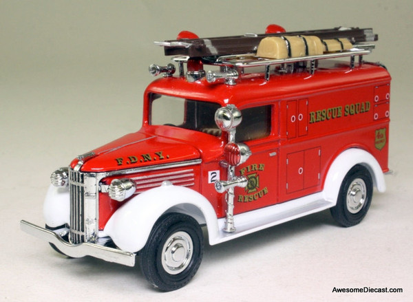 Matchbox 1937 GMC Rescue Squad Van: New York Fire Department 4th Precinct