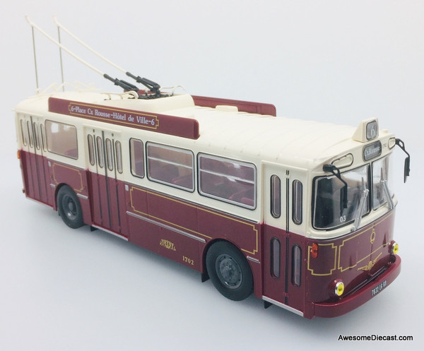 Hachette 1:43 Berliet Vetra VBH 85 Trolley Bus