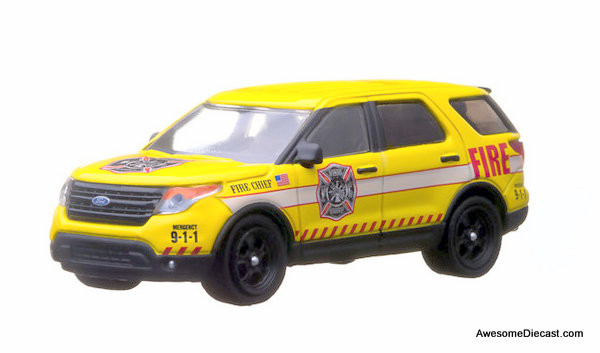 Greenlight 1:64 2013 Ford Police Interceptor Utility Vehicle: Fire Chief