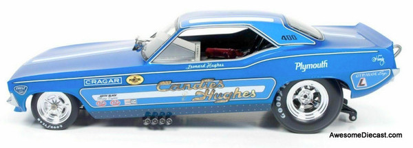 AutoWorld 1:18 1970 Plymouth Cuda Funny Car: Candies & Hughes