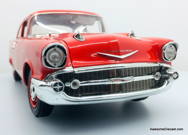 Highway 61 1:18 1957 Chevrolet 150 Utility Sedan, Red