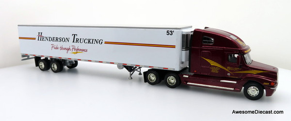 PEM Hartoy 1:64 Freightliner Century Tractor w/ 53' Refrigerated Trailer: Henderson Trucking