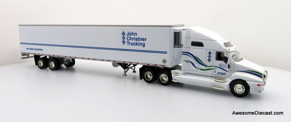 Only One! PEM Hartoy 1:64 Kenworth T2000 Tractor w/ 53' Refrigerated Trailer: John Christner Trucking