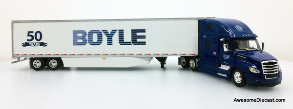 Last One!! DCP by First Gear 1:64 Freightliner Cascadia w/ 53' Trailer: Boyle Transportation 50th Anniversary