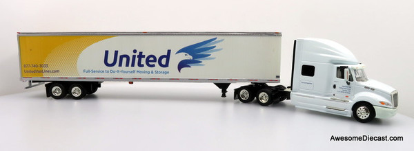 Only One! Tonkin Replicas 1:53 International ProStar w/ GDC Trailer: United Van Lines