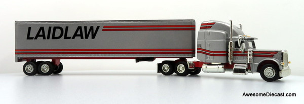Only One! Liberty Classics 1:64 Peterbilt 379 Conventional Semi w/ Trailer: Laidlaw Carriers Inc.