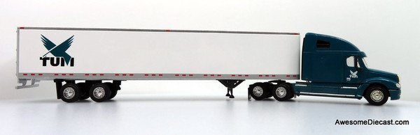 Only One! PEM Tonkin Replicas 1:64 Freightliner Columbia w/ 53' Trailer: TUM Logistics