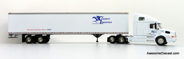 Only One! PEM Tonkin Replicas 1:64 Volvo 660 Day Cab w/ 53' Trailer Camrett Logistics