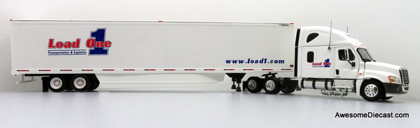 Only One! Tonkin Replicas 1:53 Freightliner Cascadia w/ 53' Trailer w/ Skirts: Load One Transportation & Logistics