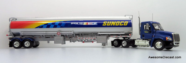 Only One! Tonkin Replicas 1:53 Freightliner Cascadia Day Cab w/ Remtec Tanker: Sunoco Racing Fuels