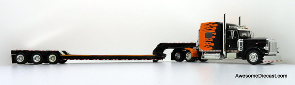 Only One! Tonkin Replicas 1:53 Peterbilt 379 Sleeper Cab w/ Lowboy Trailer: Show Truck