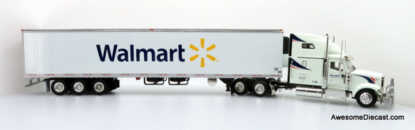 Only One! Tonkin Replicas 1:53 International 9900i Sleeper Cab w/ 53' GDC Refrigerated Trailer: Walmart Transportation