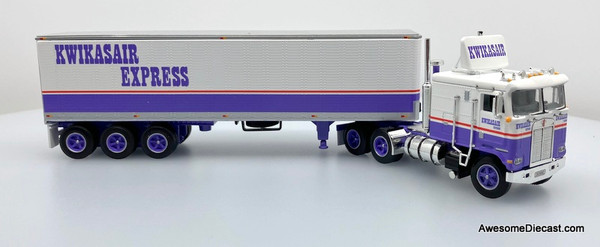 DCP by FG 1:64 Kenworth K100 w/ Tri-Axle Trailer: Kwikasair