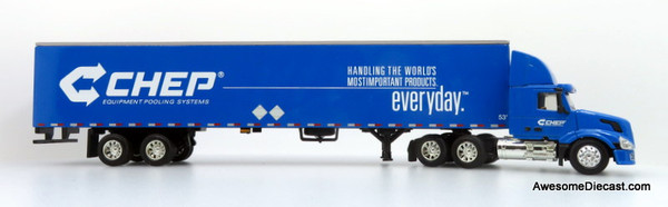 Only One! DG Productions 1:64 Volvo VNL Day Cab w/ 53' Trailer: CHEP