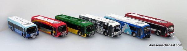 Iconic Replicas 1:87 6-Proterra Bus Set