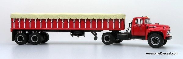 Only One! First Gear 1:50 Ford F-800 Day Cab w/ Grain Trailer: Werner Enterprises 50th Anniversary / C.L. Werner