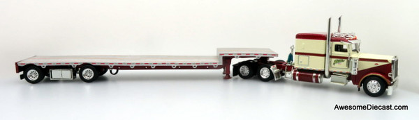 Only One! Tonkin Replicas 1:53 Peterbilt 388 Sleeper Cab w/ Stepdeck Trailer: Zayas and Sons Trucking