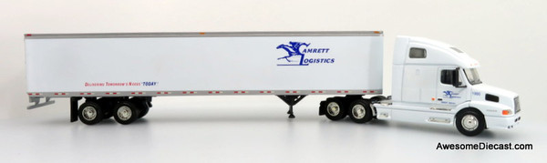 Only One! PEM Tonkin Replicas 1:64 Volvo 660 Sleeper Cab w/ 53' Trailer: Camrett Logistics